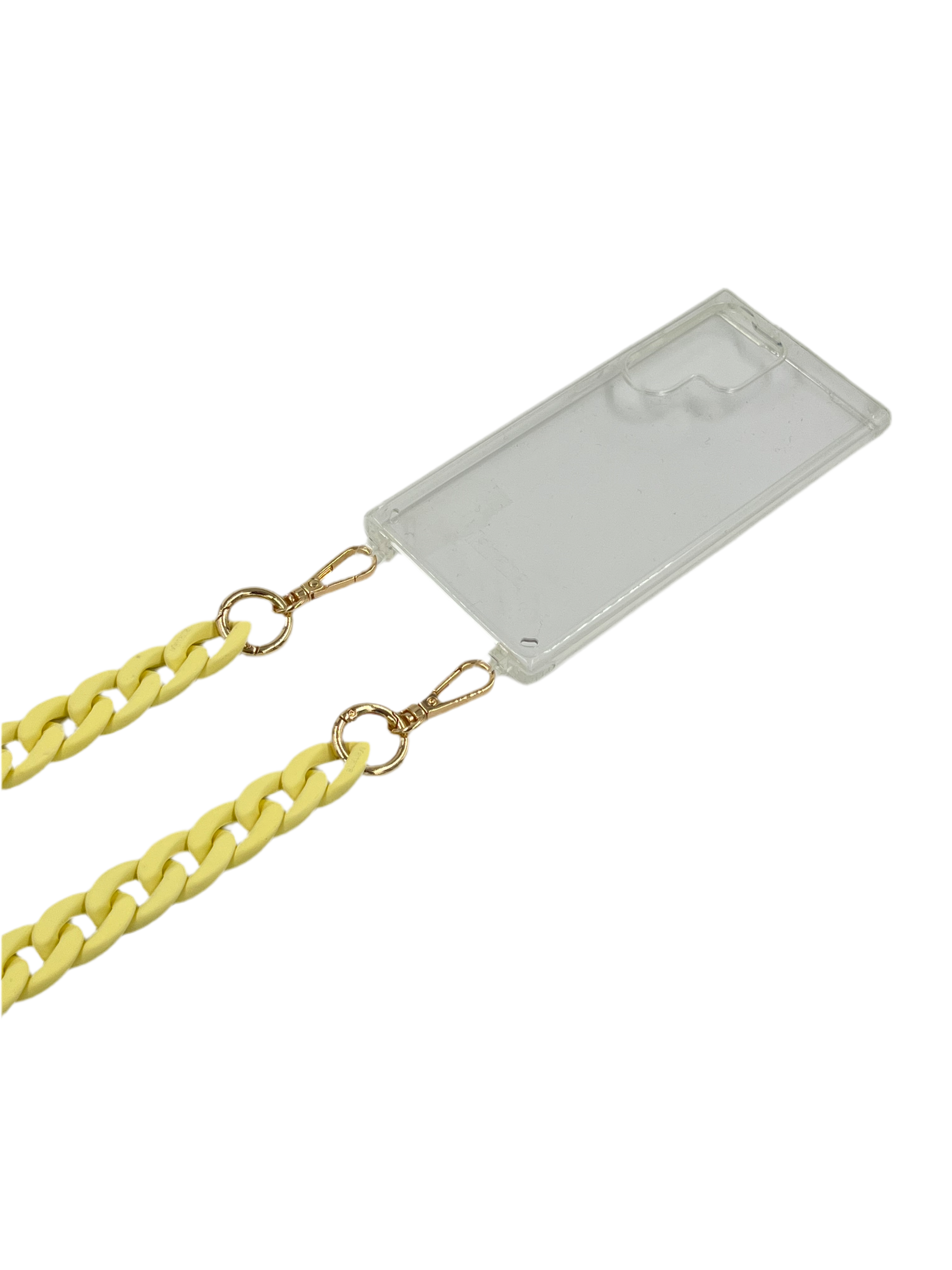 Chaine jaune avec étui Samsung