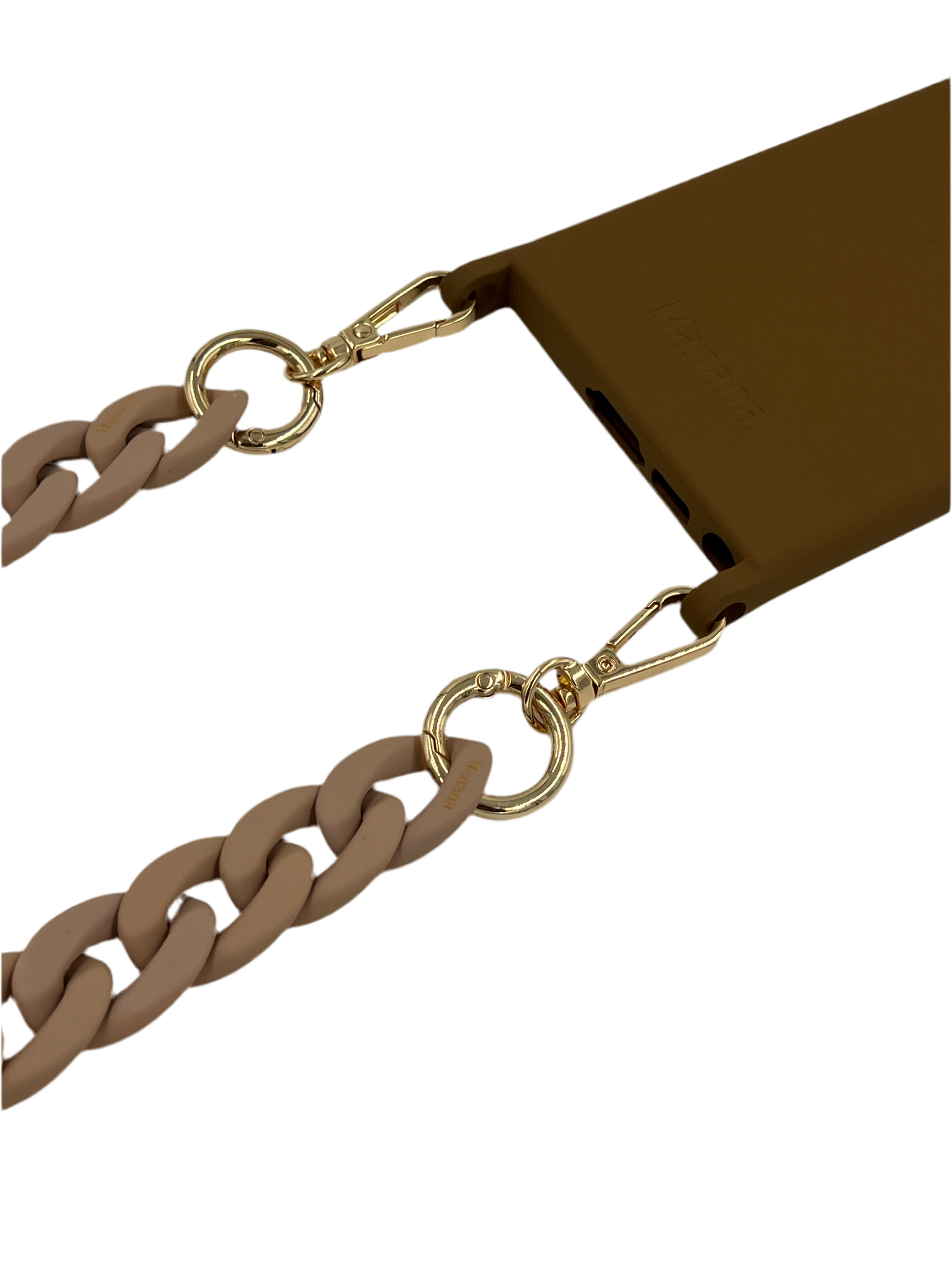 Chaine Taupe mate avec étui Samsung