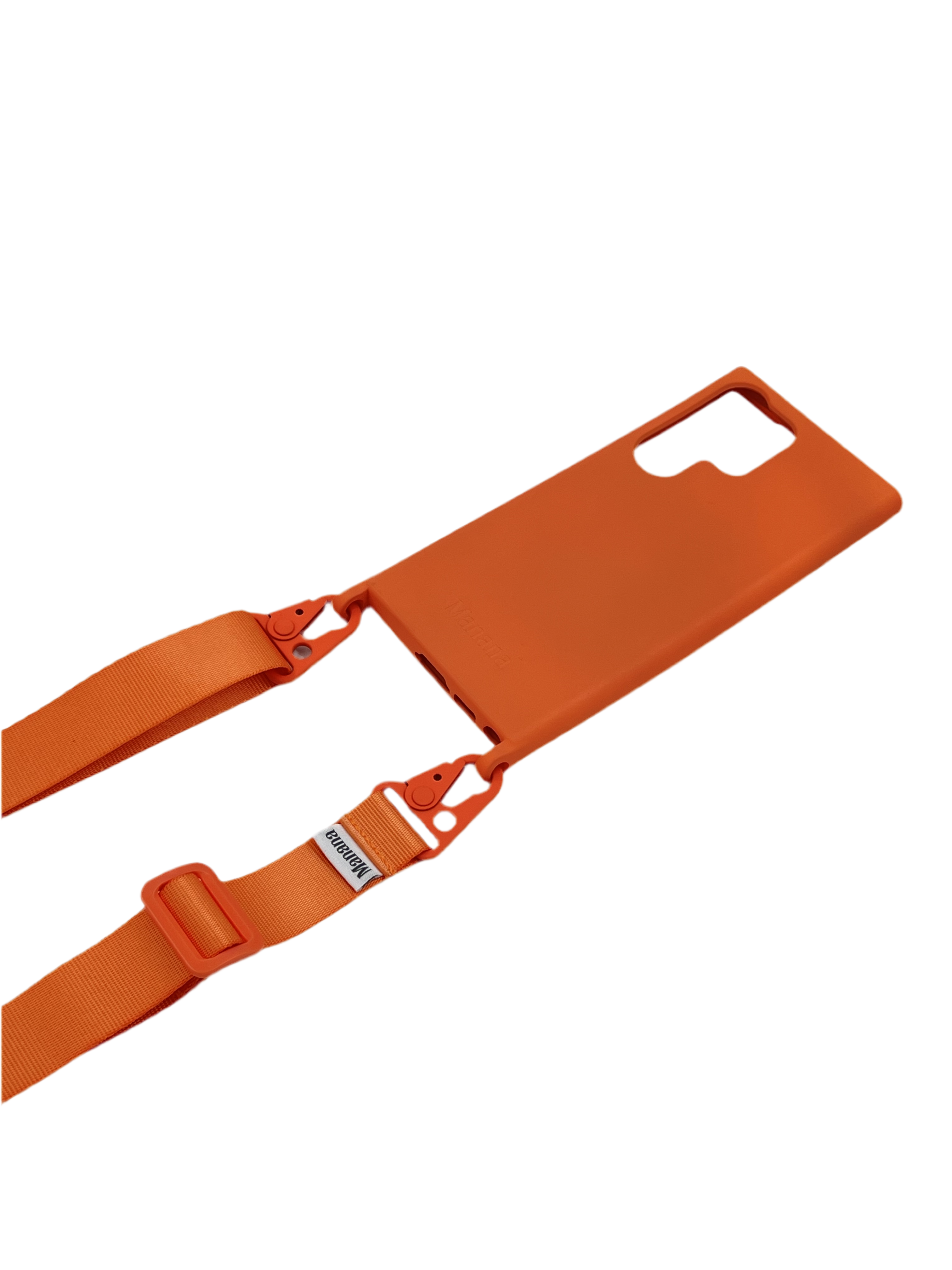 Straps orange avec étui Samsung