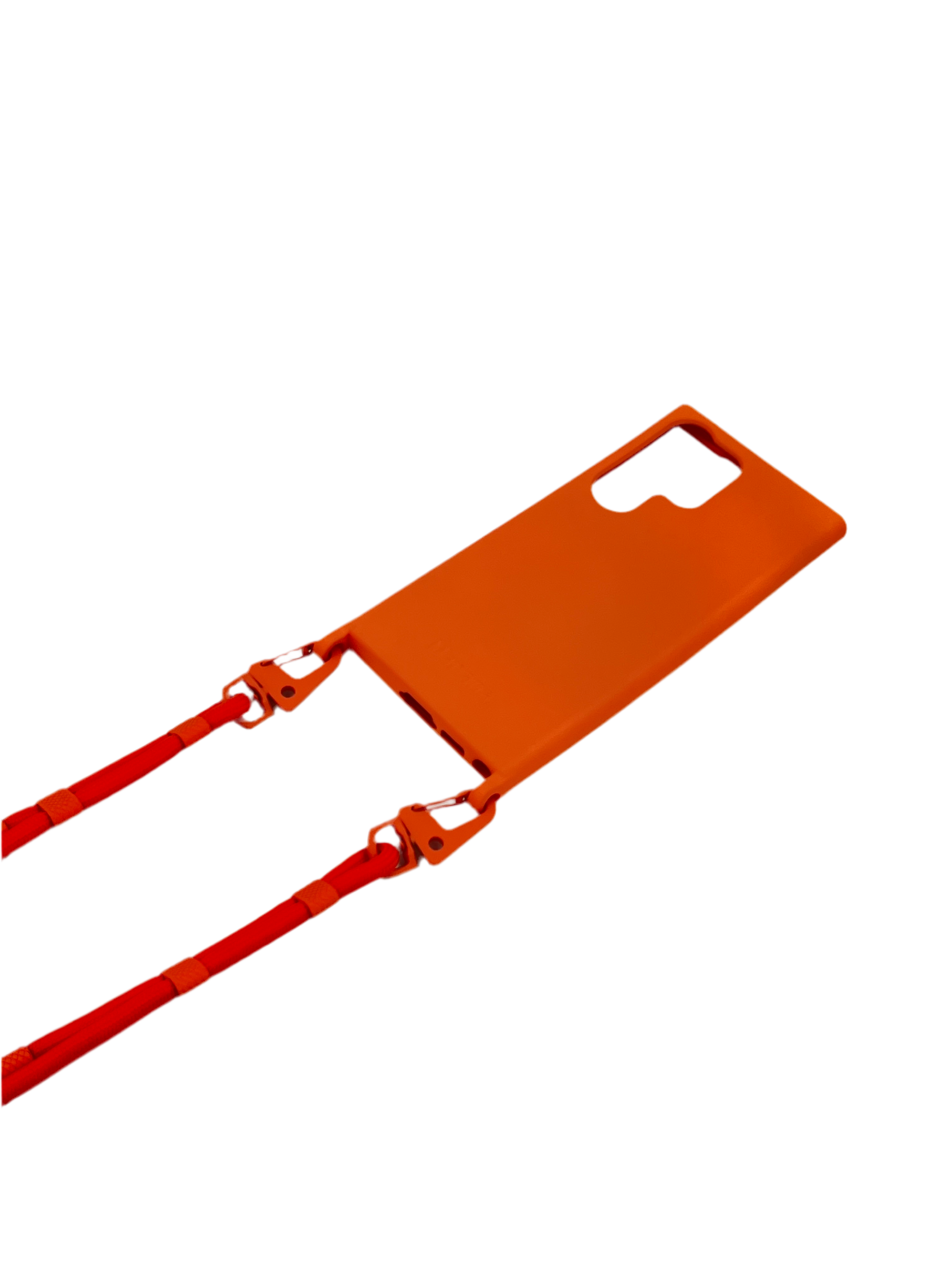 Cordon orange avec étui Samsung