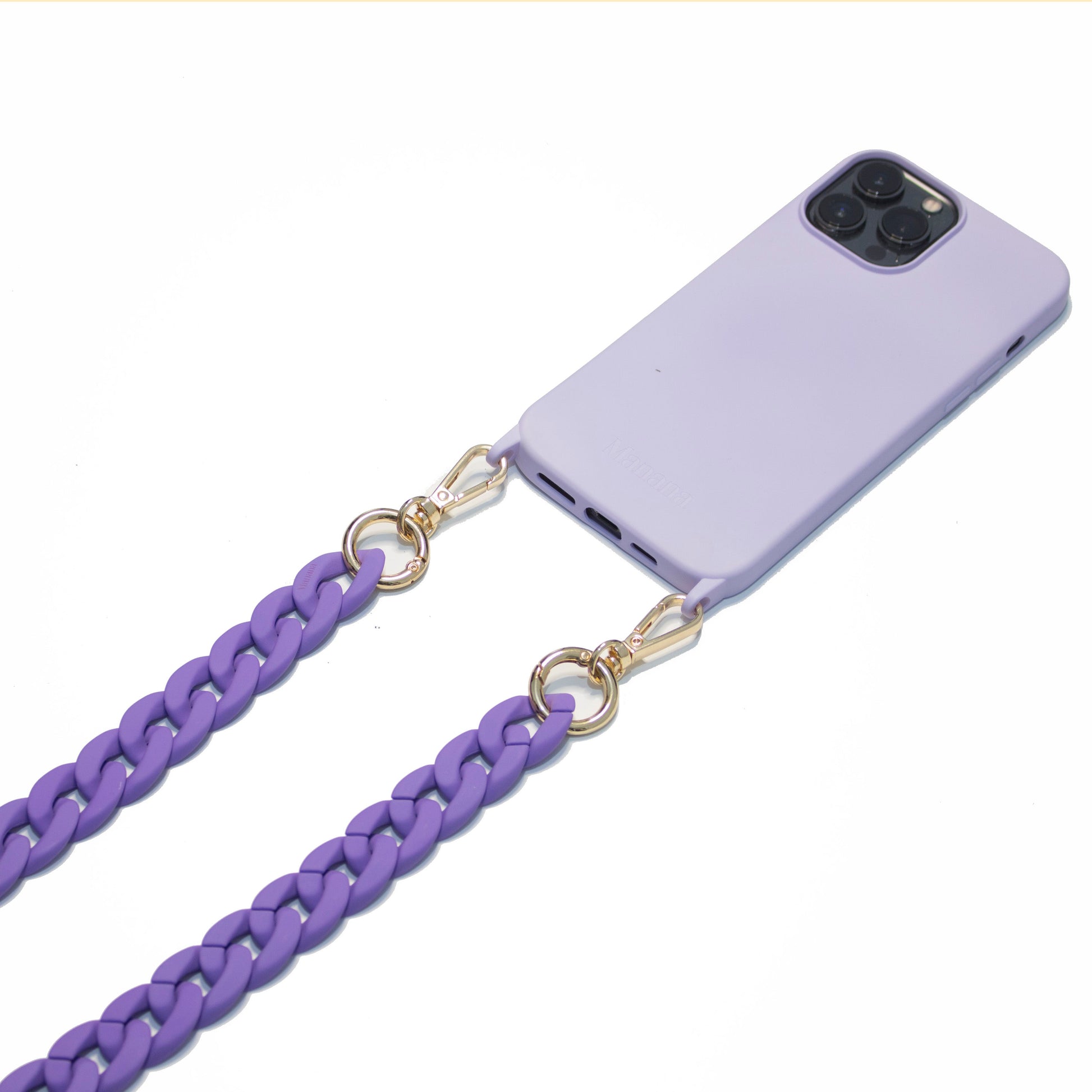 Collier Chaîne Violet avec étui promo