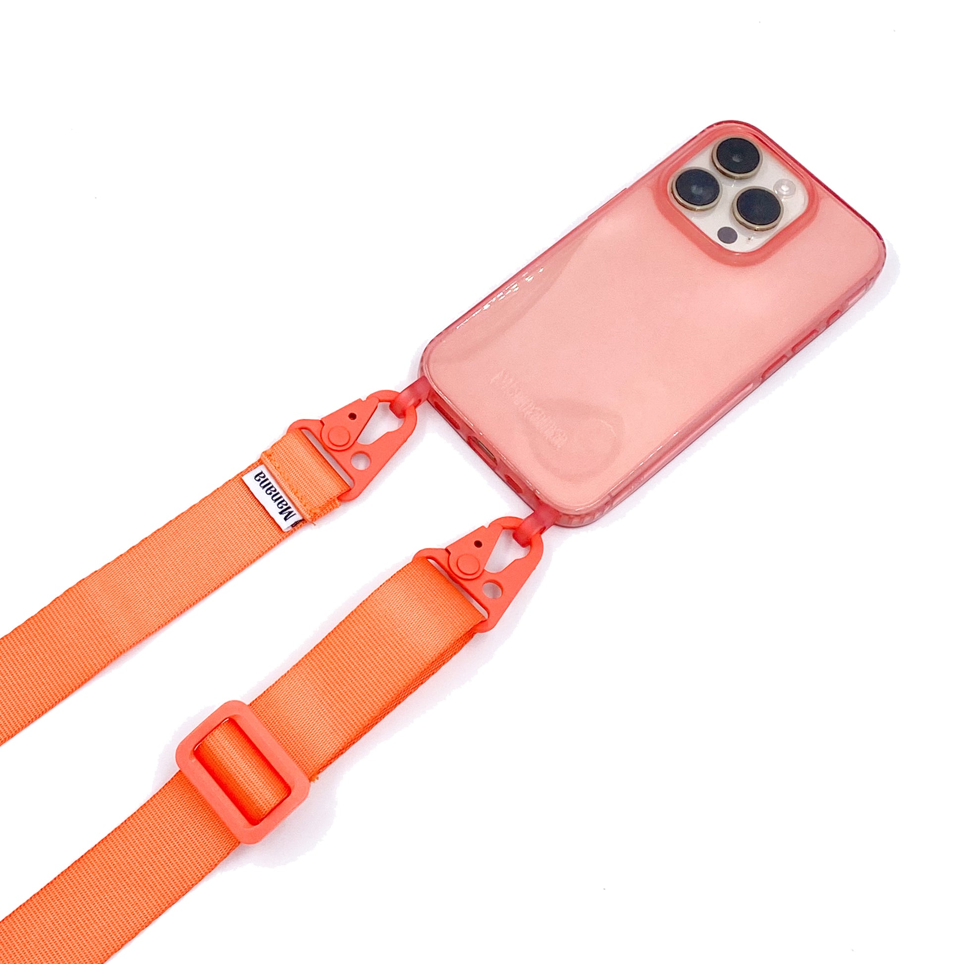 Straps orange avec étui oragne transparent promo