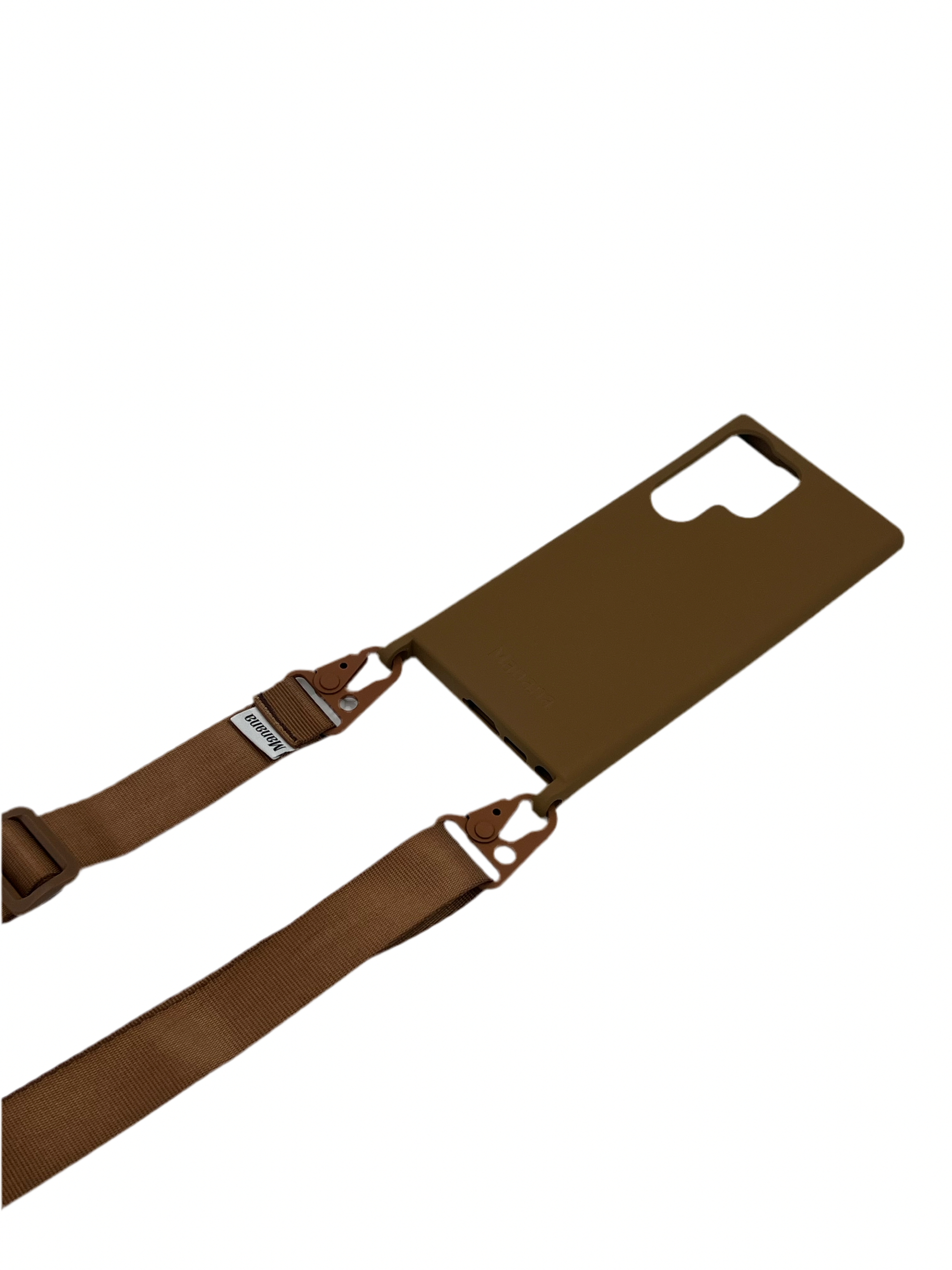 Straps marron avec étui Samsung