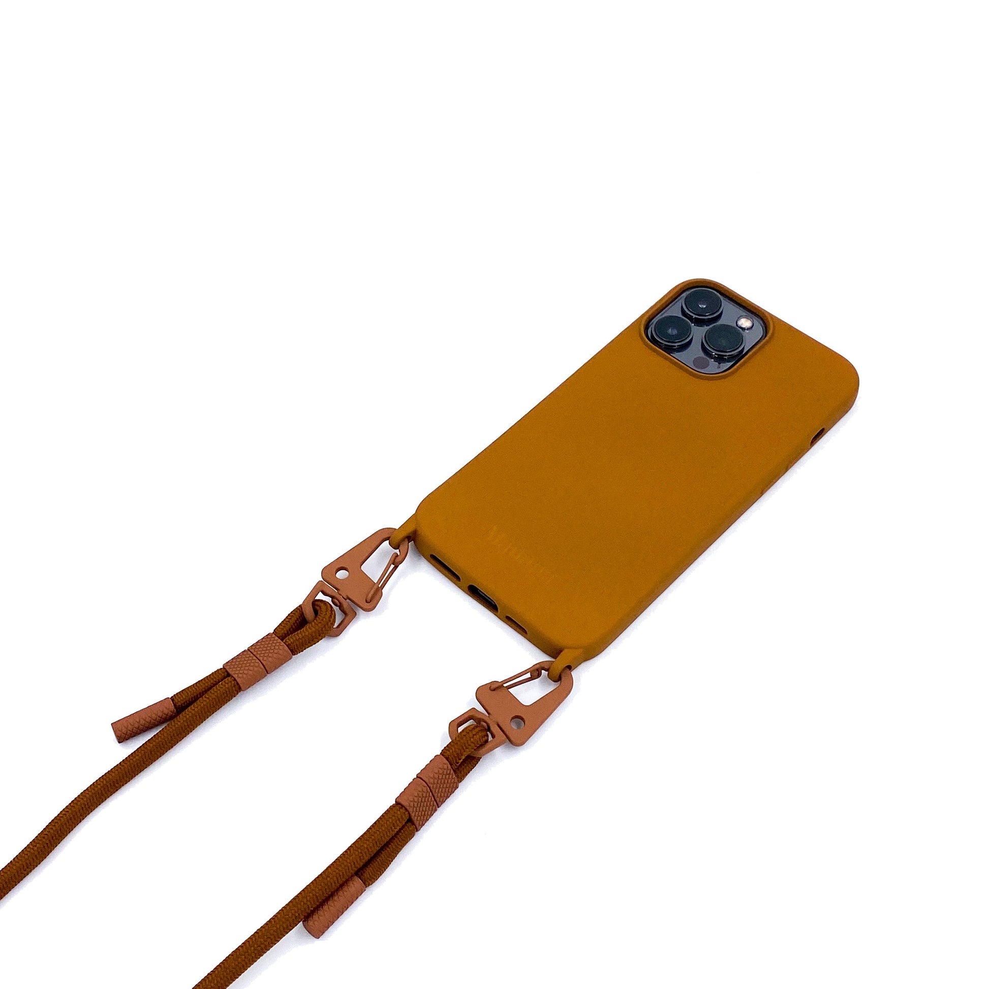 Cordon marron avec étui marron