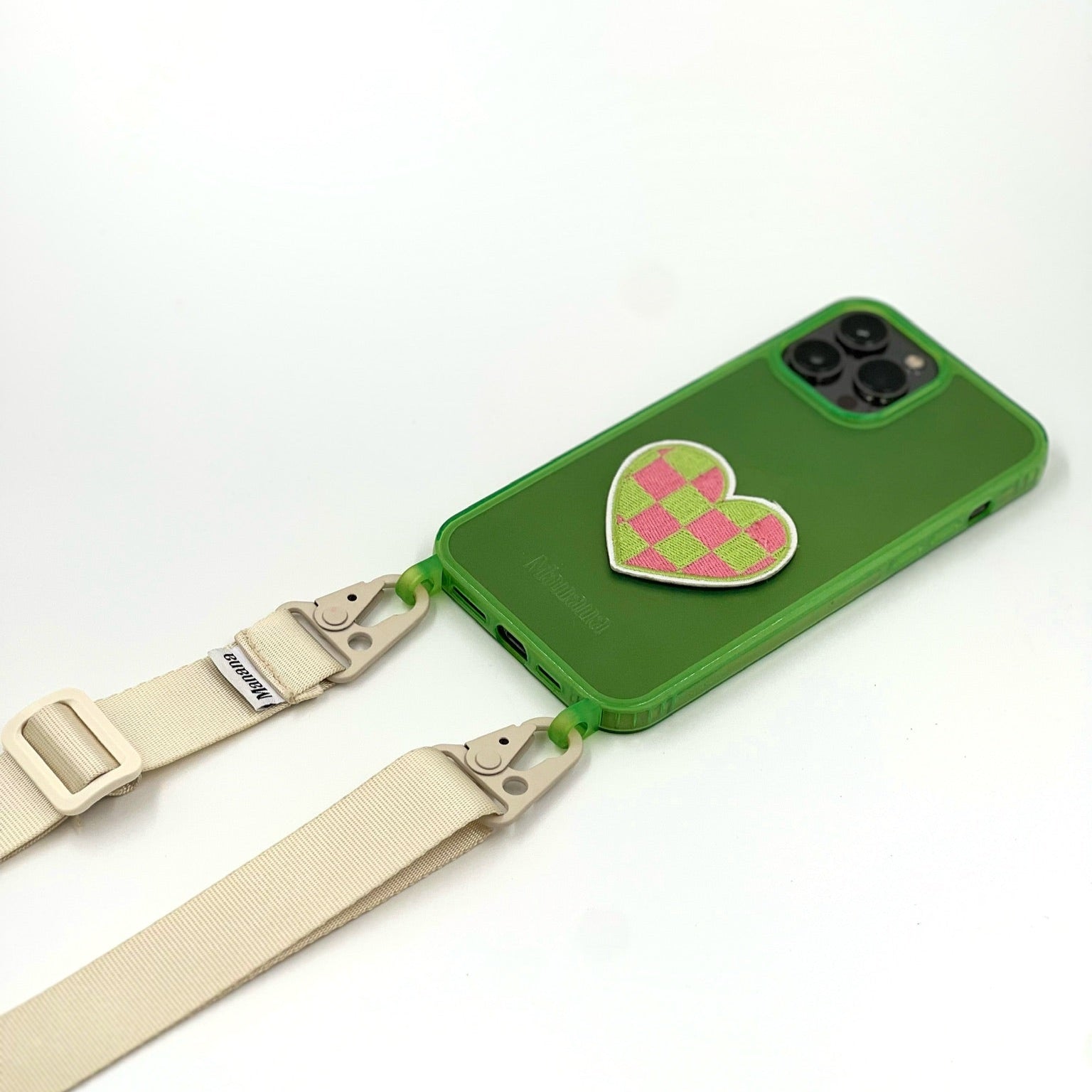 Creamy Love translucent green case