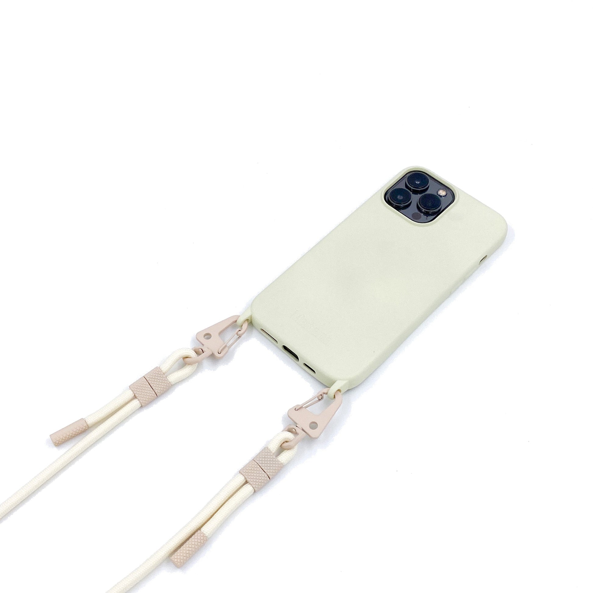 Cordon beige avec étui beige