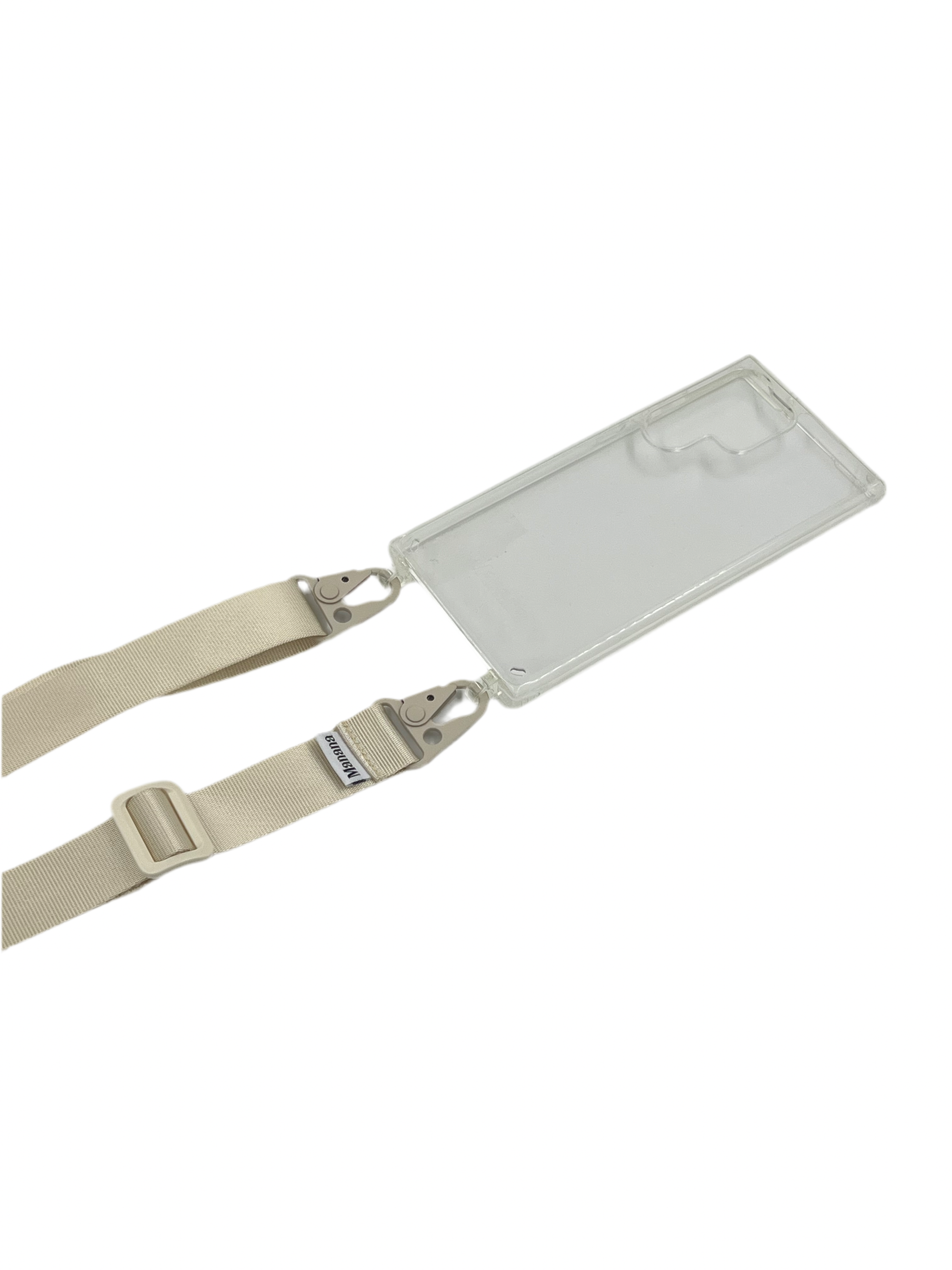 Straps beige avec étui Samsung