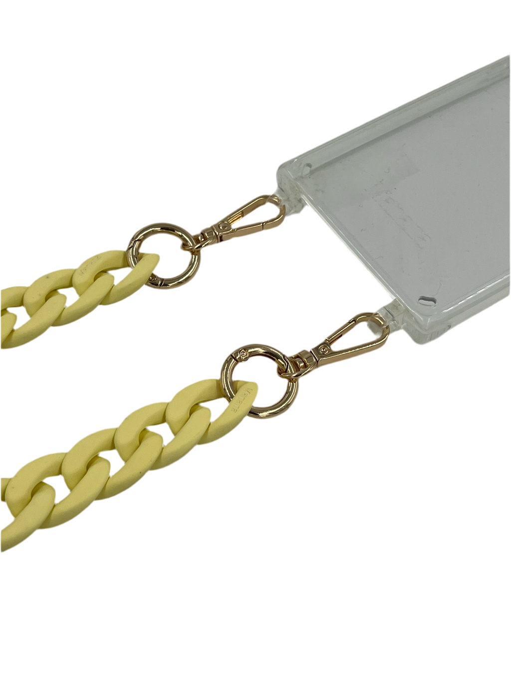 Chaine jaune avec étui Samsung