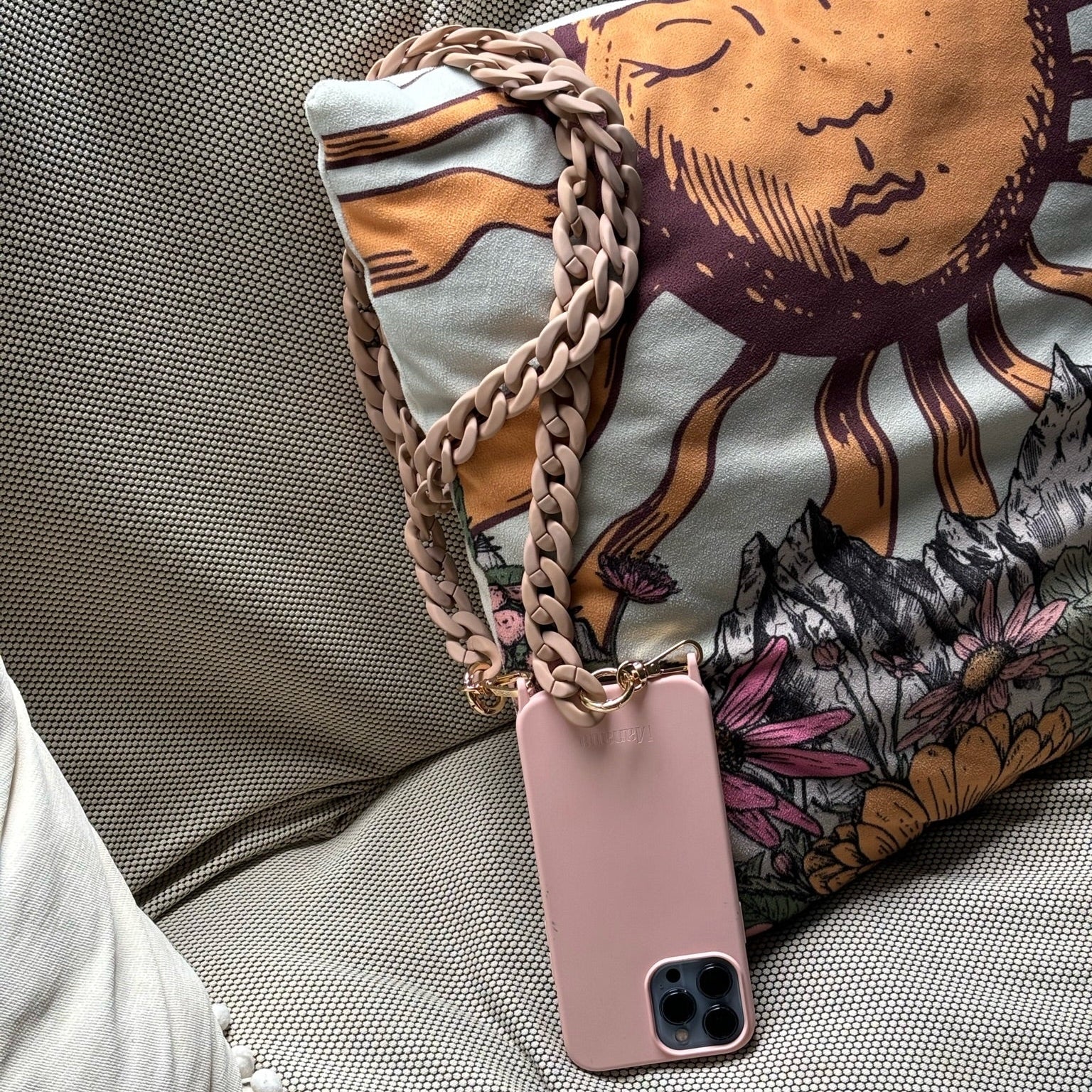 Collier Chaîne Rose bb