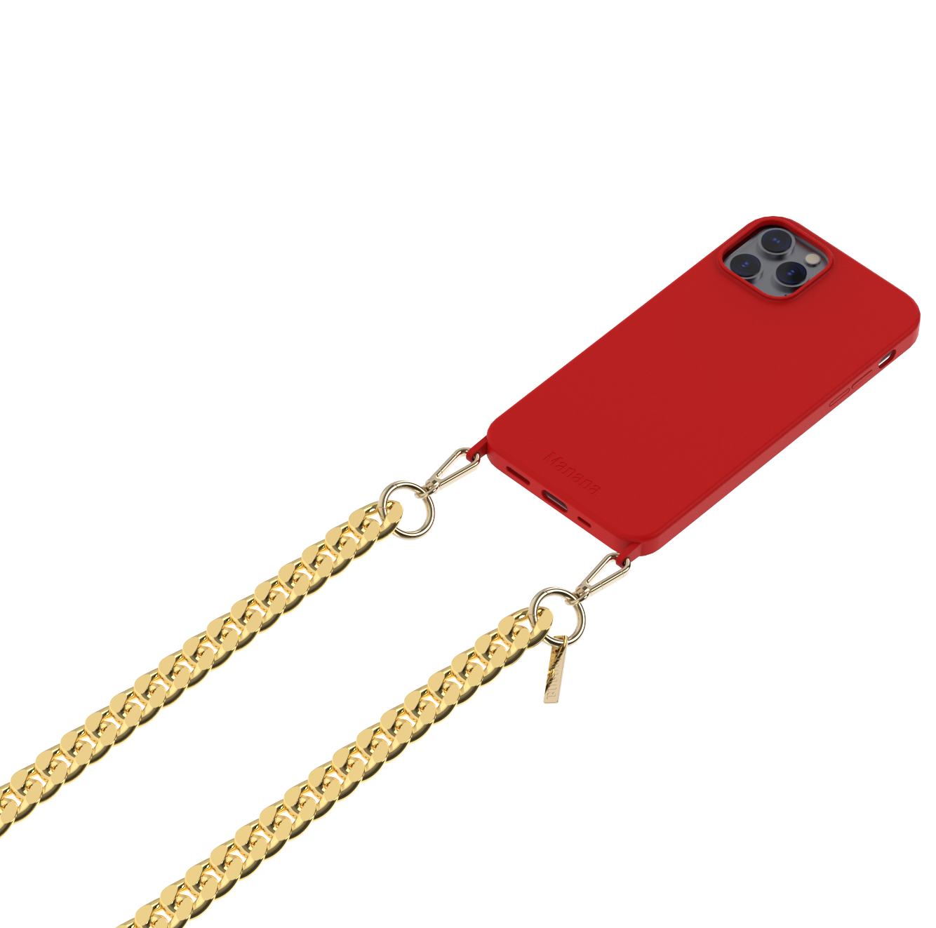 Collier Chaîne Gold Large - Etui Rouge