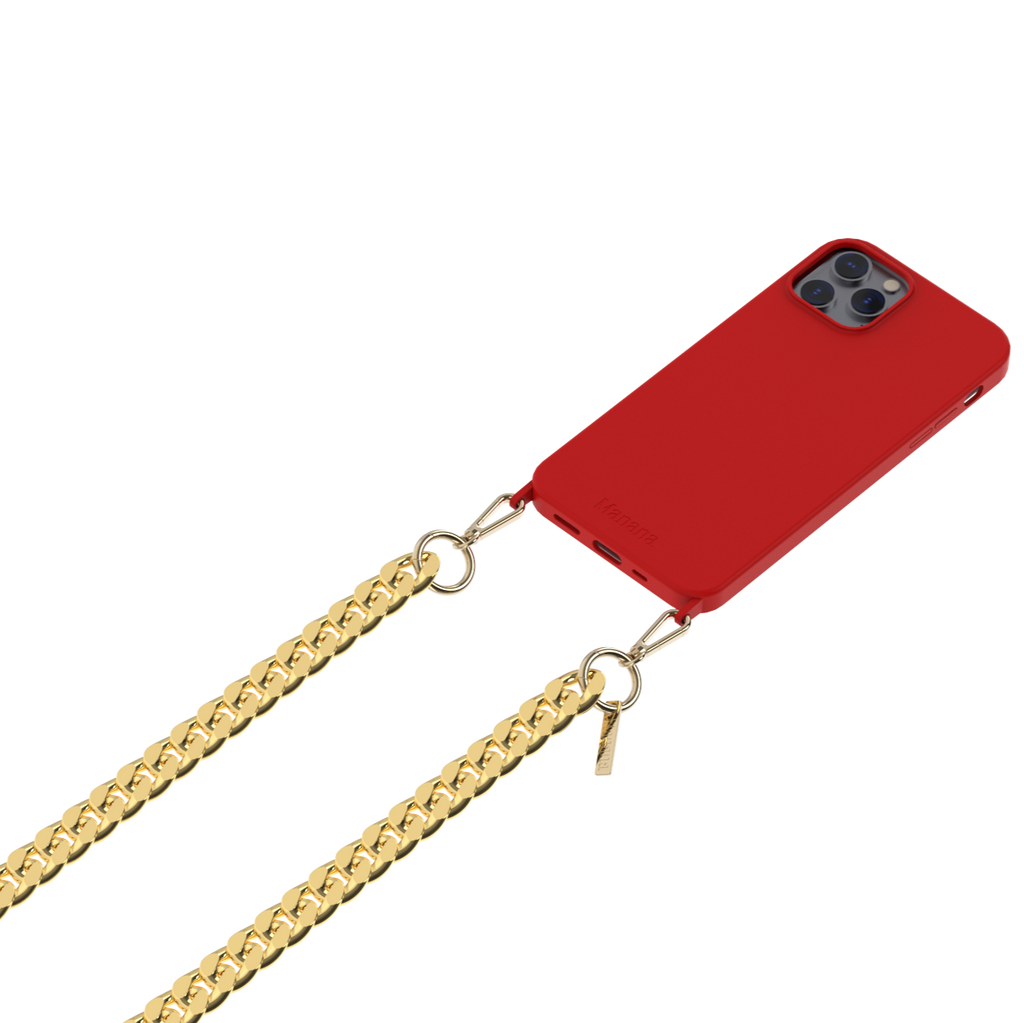 Collier Chaîne Gold Large - Etui Rouge