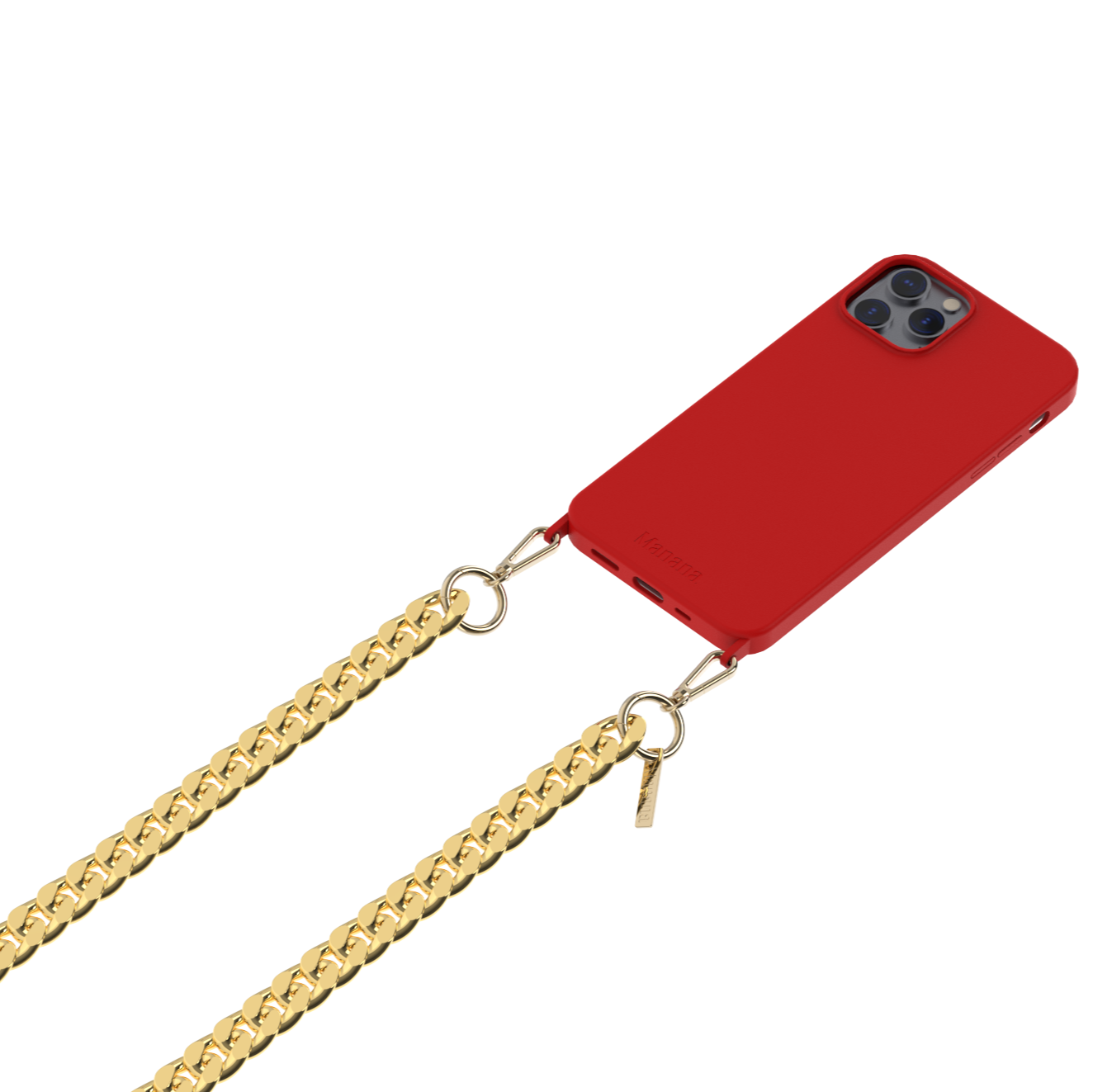 Collier Chaîne Gold Large - Etui Rouge