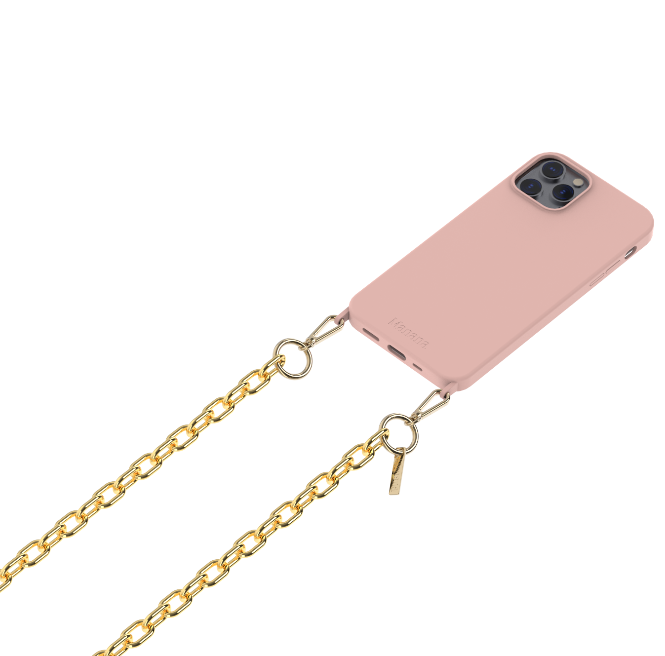 Collier Chaîne Gold fine - Etui Rose bb