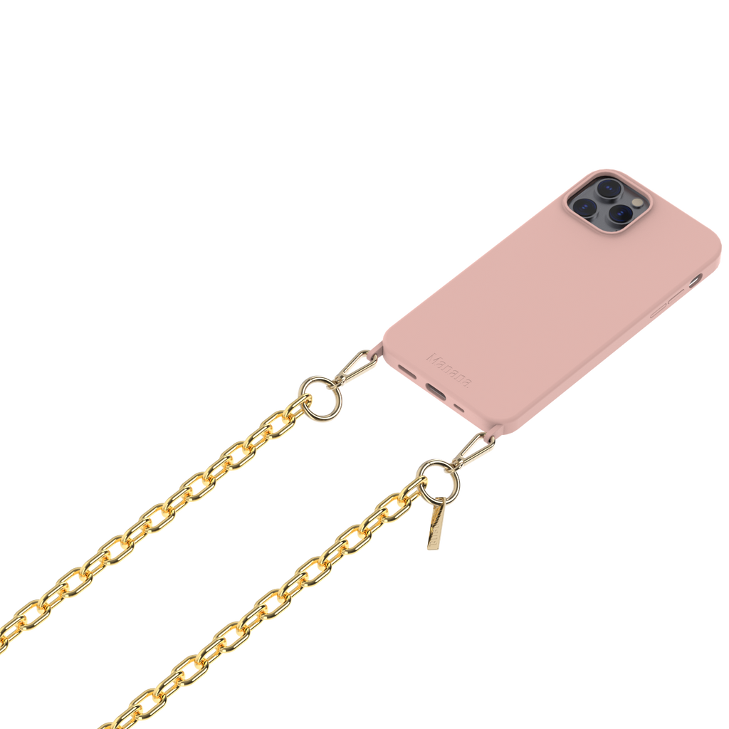 Collier Chaîne Gold fine - Etui Rose bb