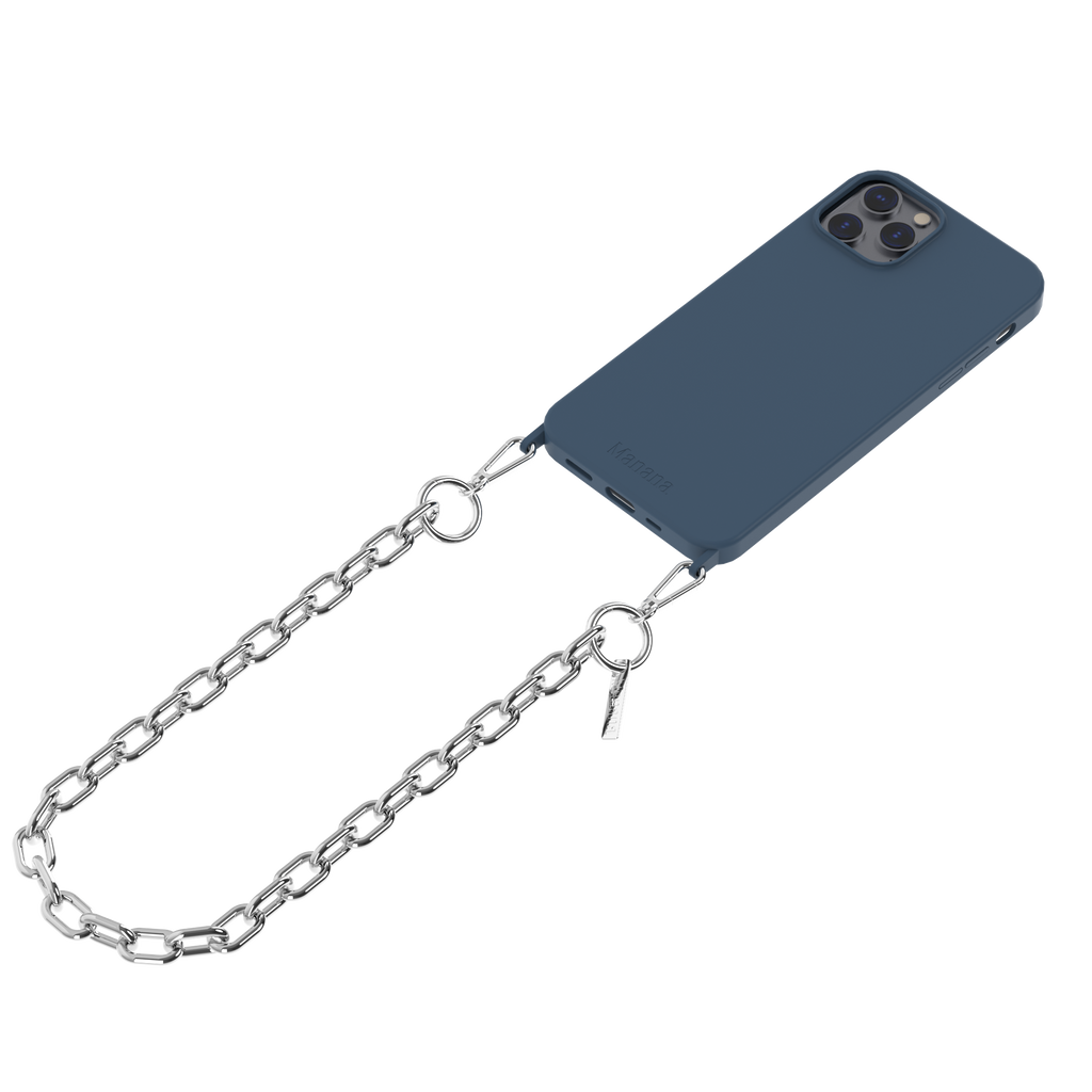 Bracelet Silver fin - Etui Bleu