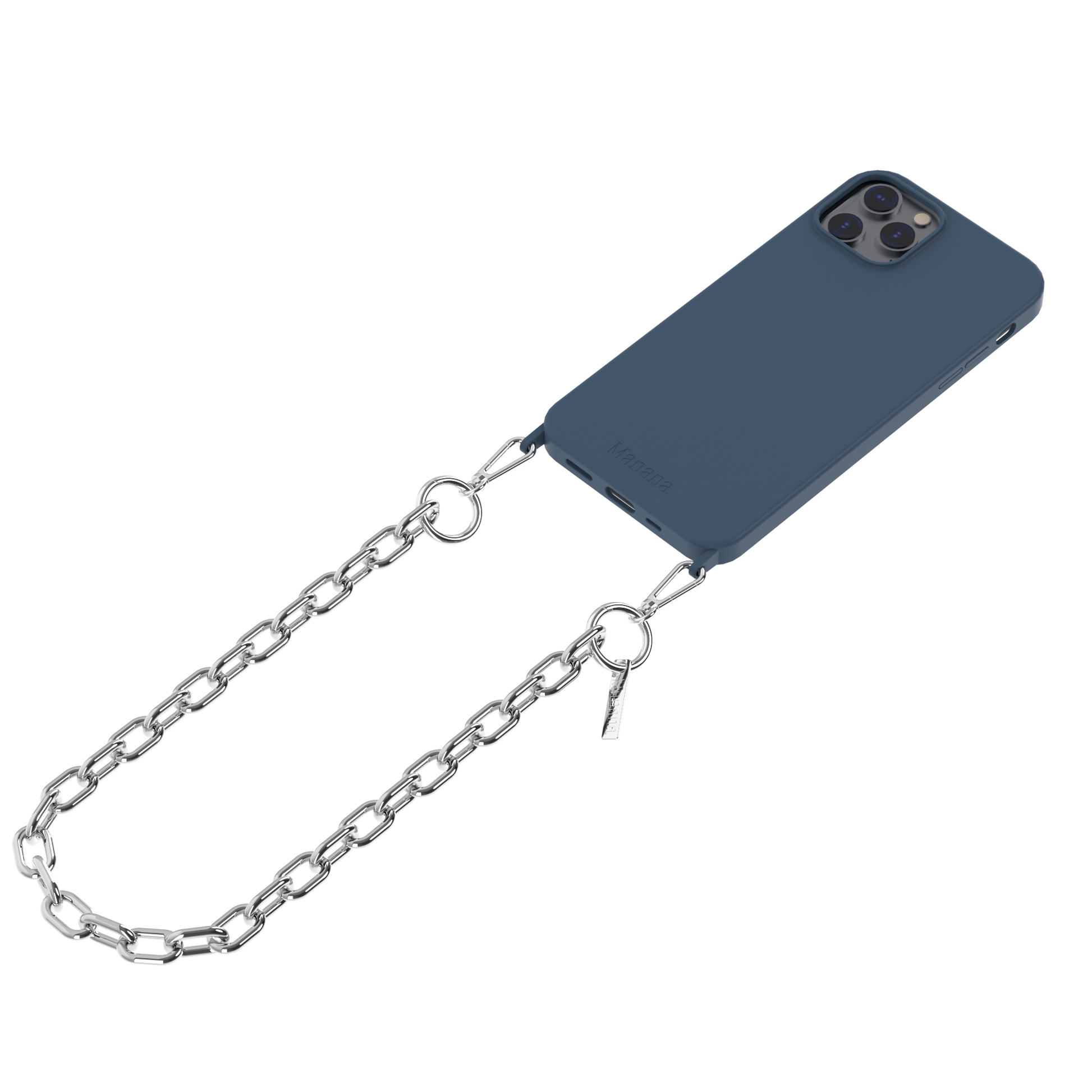 Bracelet Silver fin - Etui Bleu
