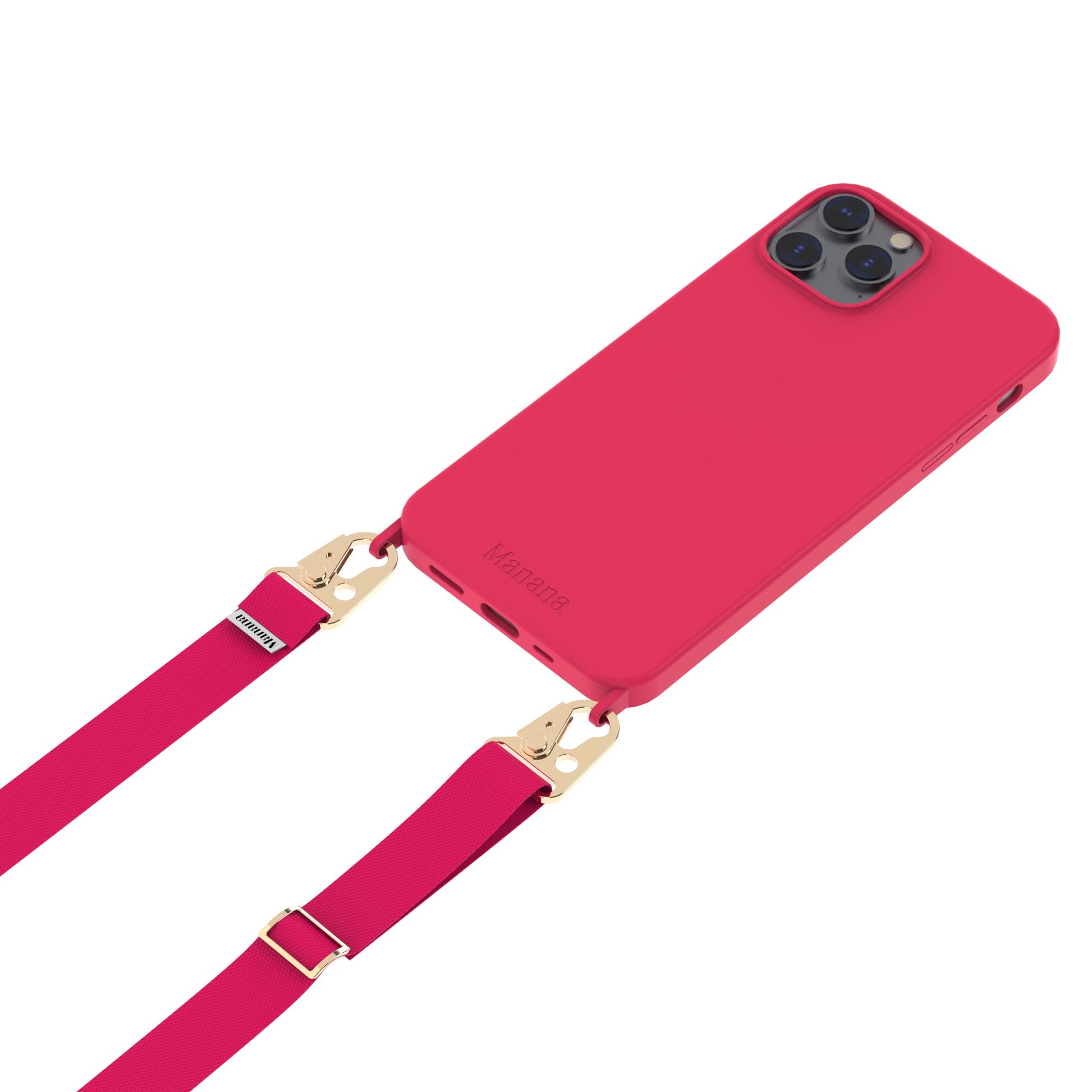 Collier Straps Rose Barbie Flashy avec étui