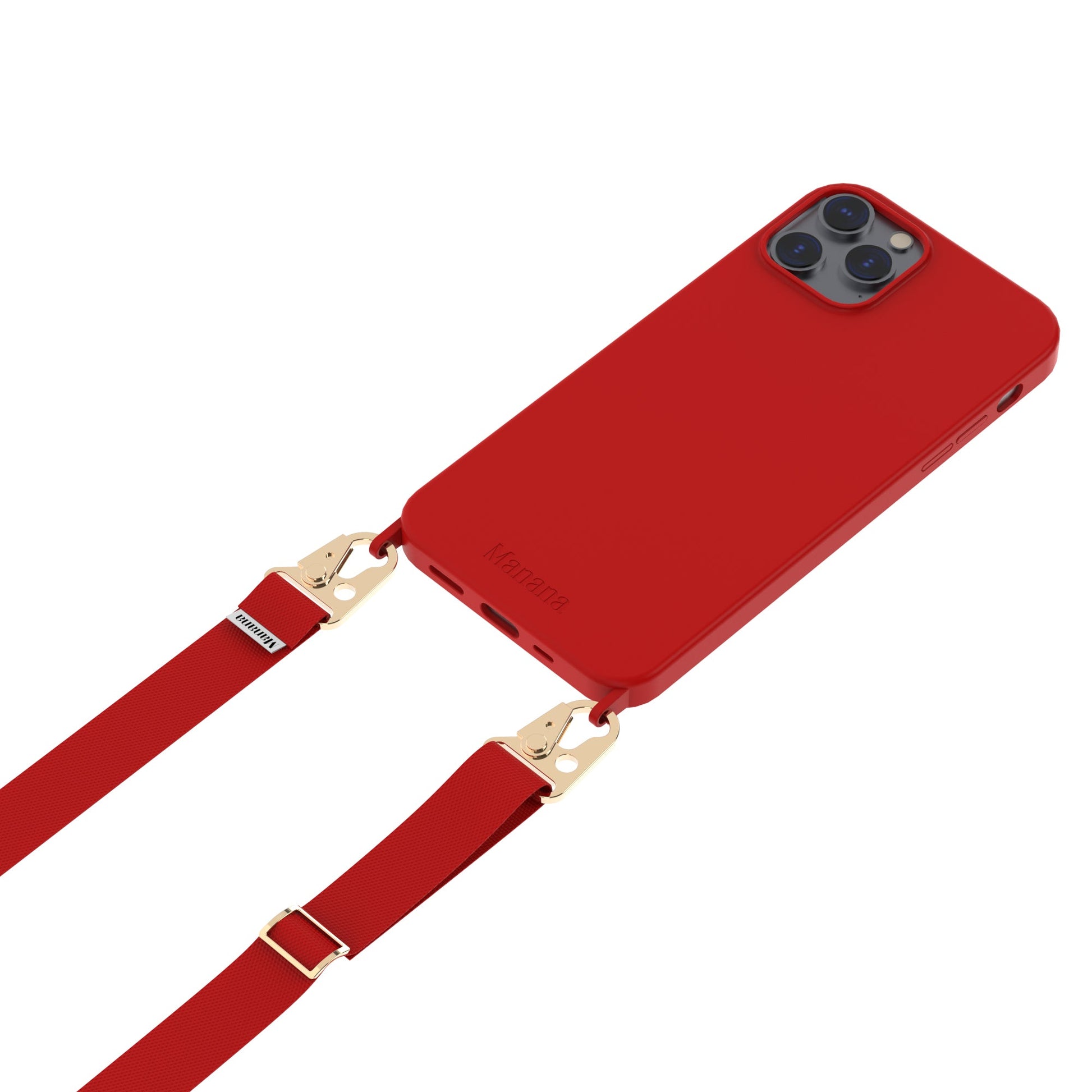 Collier Straps Rouge cerise promo