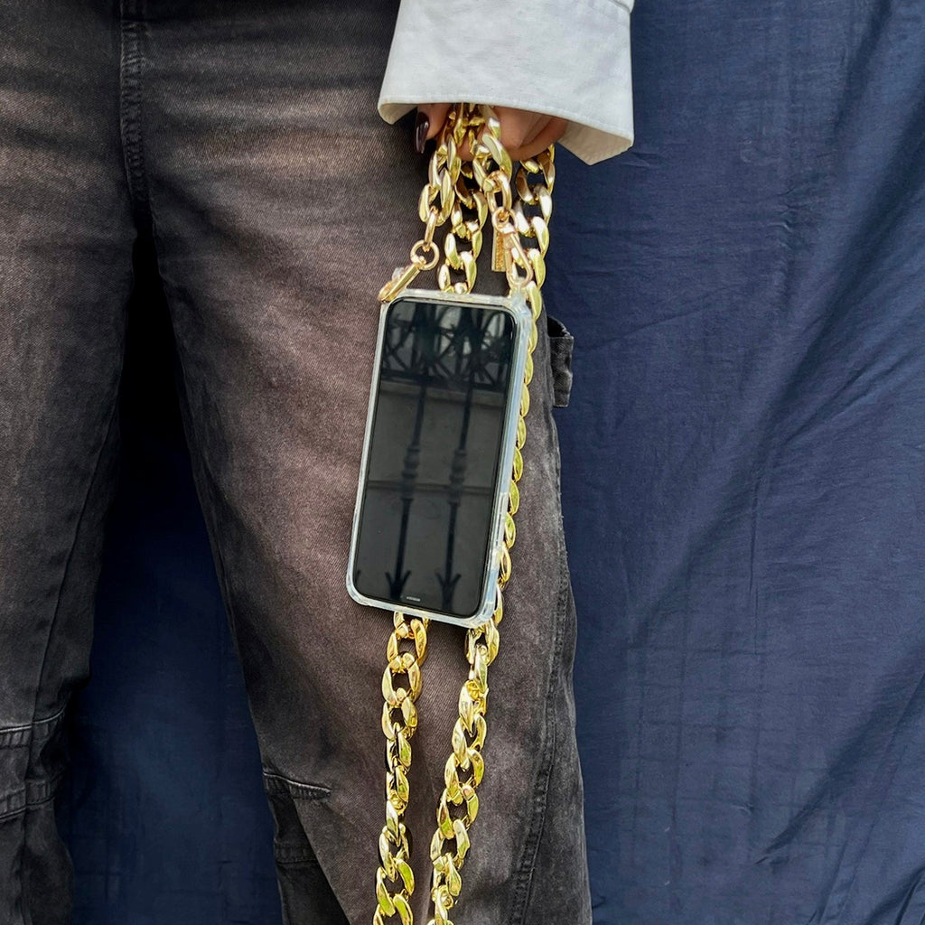 Collier Chaîne Gold Large - Etui Rouge