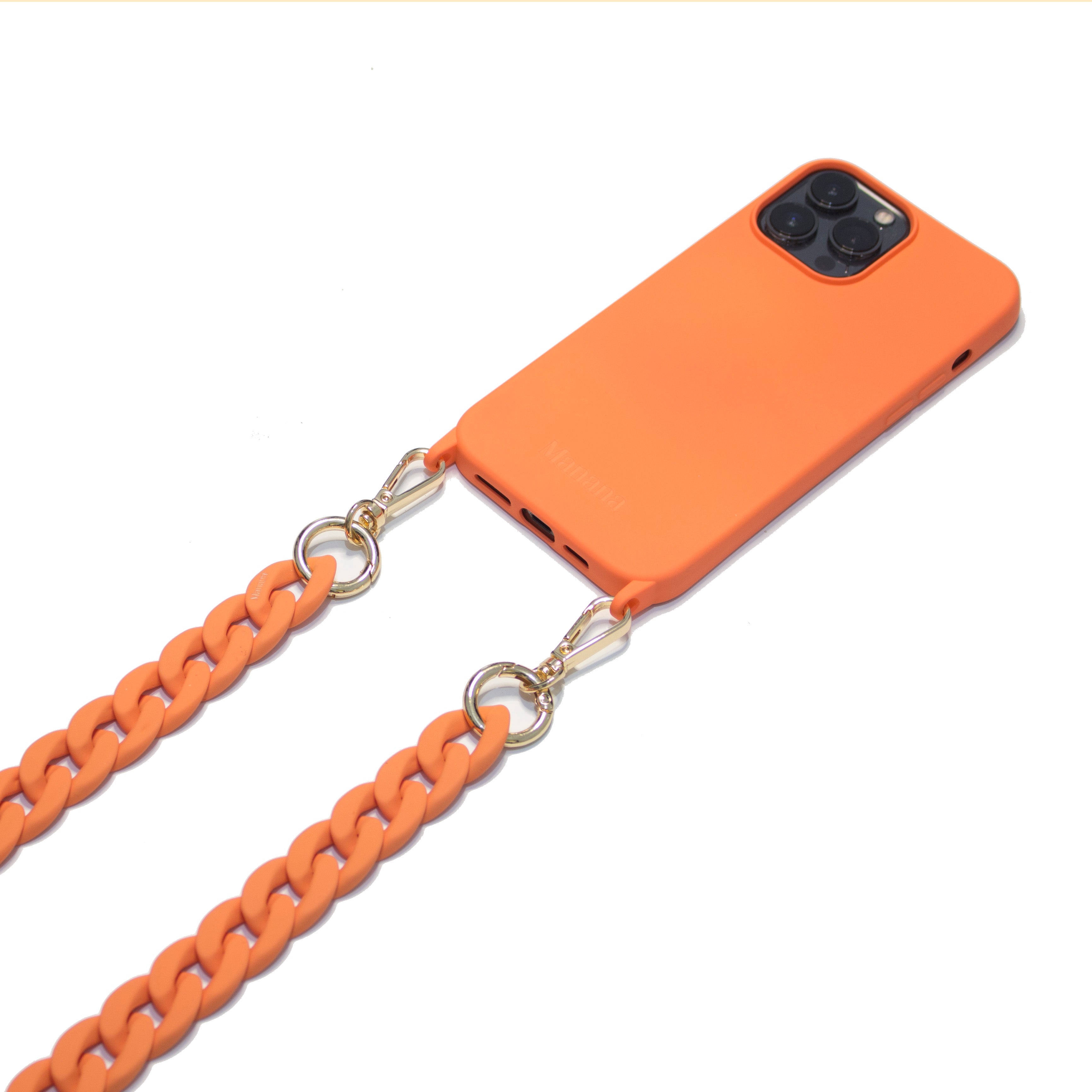 Collier Chaîne Orange Mate