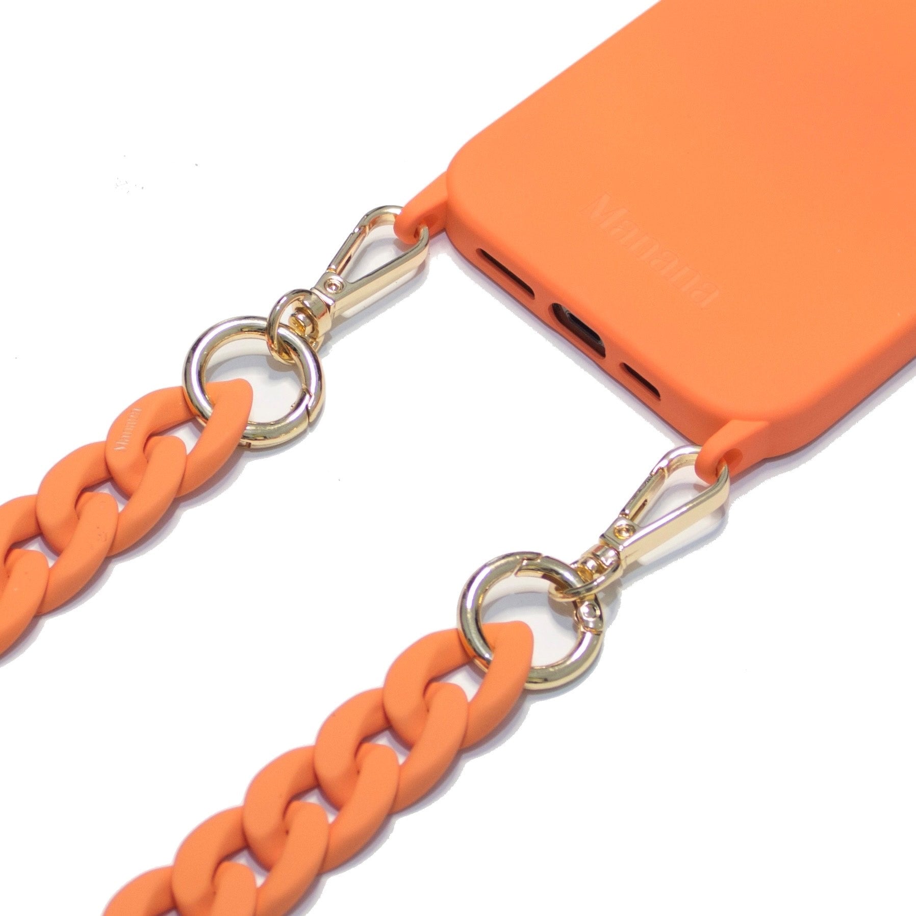 Collier Chaîne Orange Mate