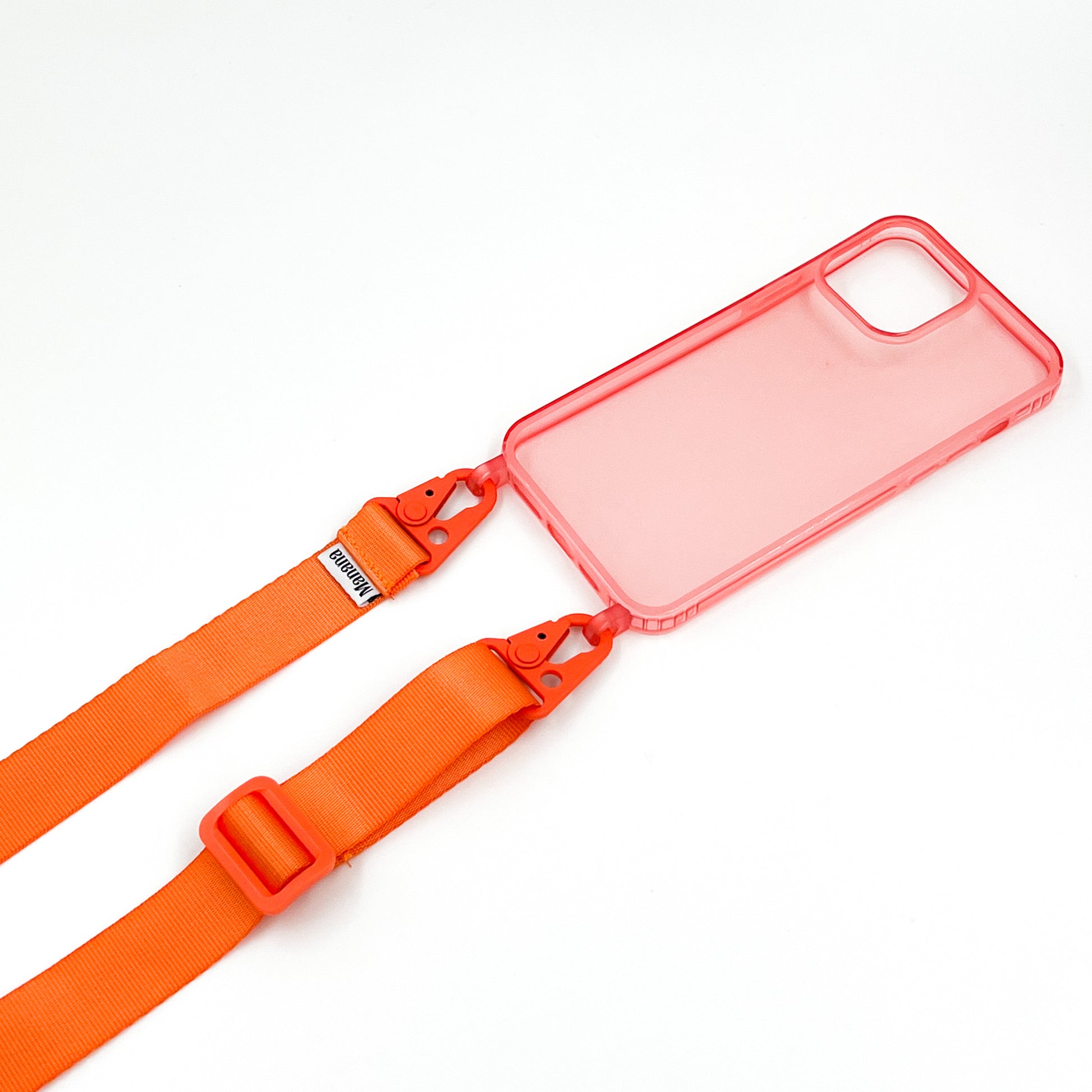 Straps orange avec étui oragne transparent promo