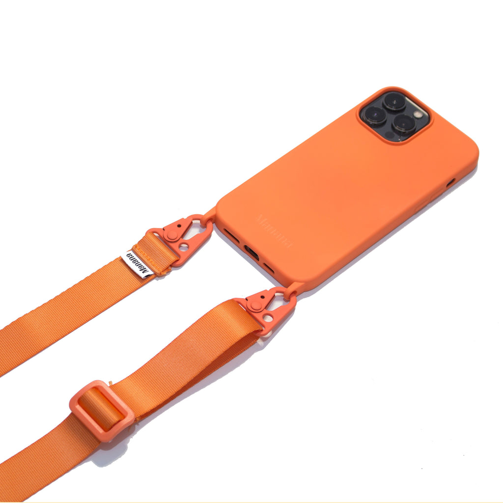 Collier Straps Orange avec étui