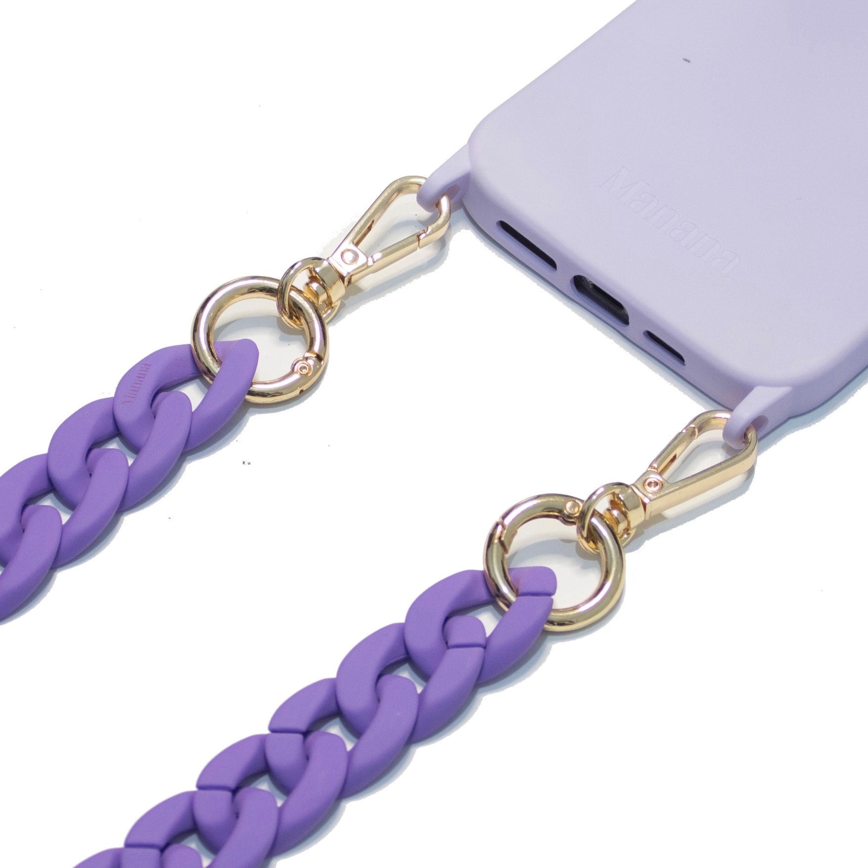 Collier Chaîne Violet avec étui promo